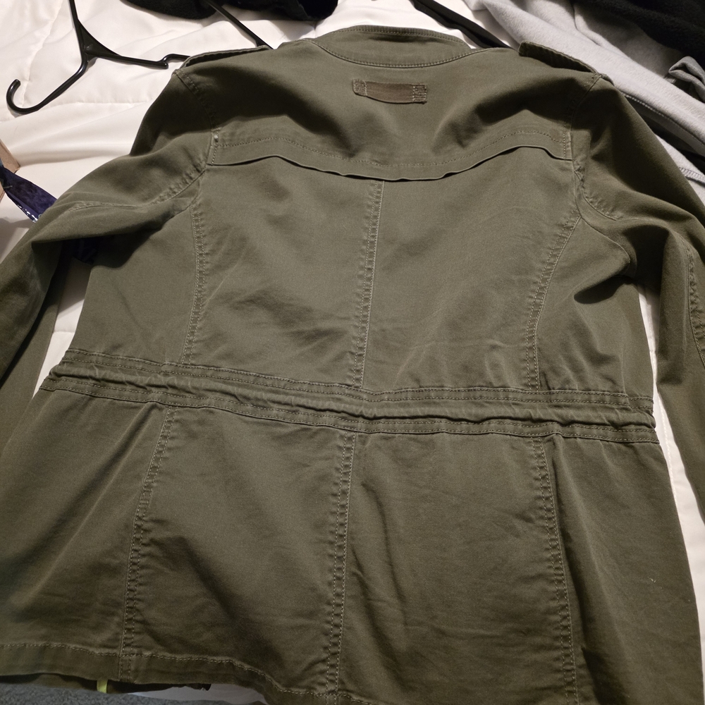 Express Khaki Utility Jacket - image 3